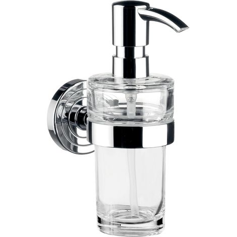 Dosificador de jabón emco polo, cristal transparente, 130 ml,