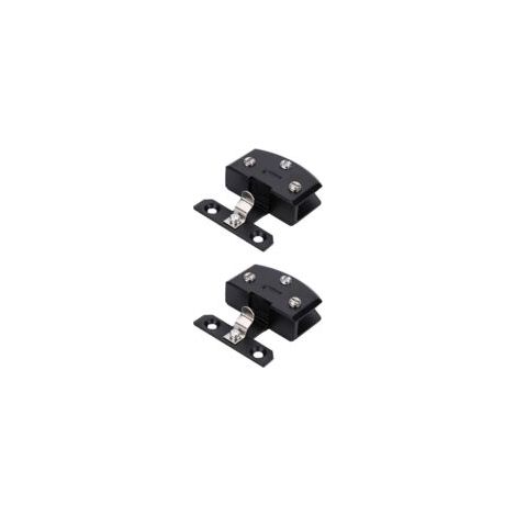 Bisagra de 2 piezas para puerta de cristal, bisagra para muebles, bisagra de abrazadera para puerta, bisagra para puertas de cristal de muebles - Crezuo (1/4)