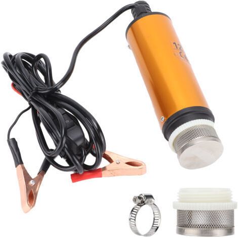 SUNXURY C.C portatif 30L/minute de pompe submersible électrique mini 12V 51mm pour l'eau diesel de kérosène (1/5)