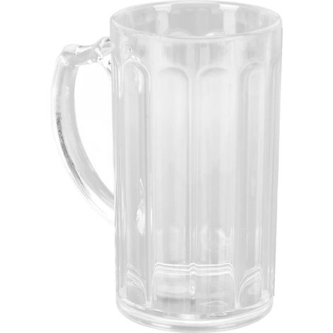 500ml Acrylic Beer Mug, Large Capacity, Lightweight, with Comfortable Handle, for Beer Lovers, Outdoor Use (1/5)