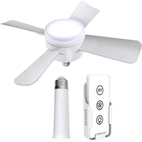 Ventilateur à douille de 40 cm avec télécommande et variateur d'intensité pour accessoires de ferme (1/5)