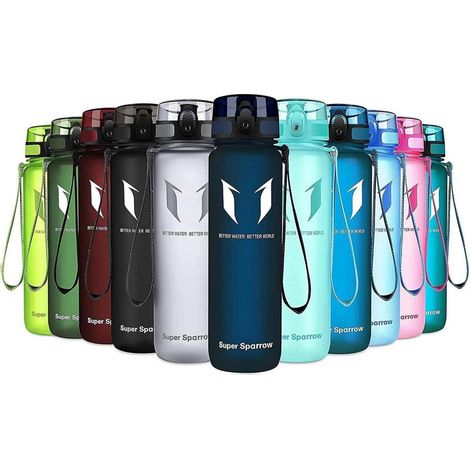 Trinkflasche Tritan BPAfrei Sportflasche Outdoor 750 ml Blaubeere (1/5)