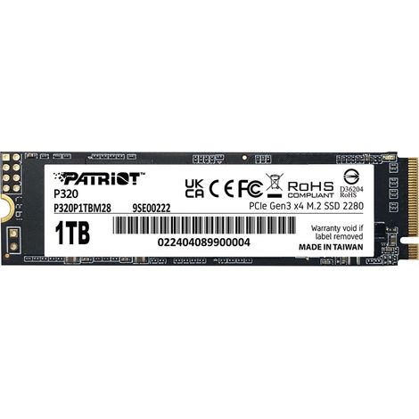Patriot P320 1 TB M. 2 PCI Express 3.0 NVMe (1/5)