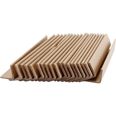 20 Pcs 3mm Thickness Cardboard Corner Guards for Packaging, Artwork, Frames, Books, Adjustable Corner Guards, 150x30mm (1/5)