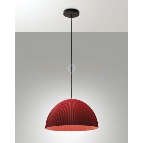 Lampada Sospensione Carola Bordeaux Collezione CAROLA Alta Regolabile Stile Moderno