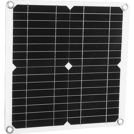 12W 12V Solarmodul-Set, halbflexibel, monokristallin, IP65 wasserdicht, tragbares Solarladegerät mit 100A Regler für Mobilheime (1/5)