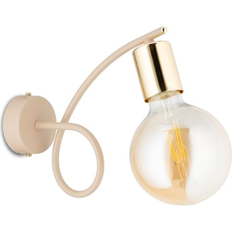 Lampada da parete Kango Beige 1xE27