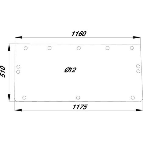 Lunotto posteriore superiore UNIVERSALE D8508 (1/2)