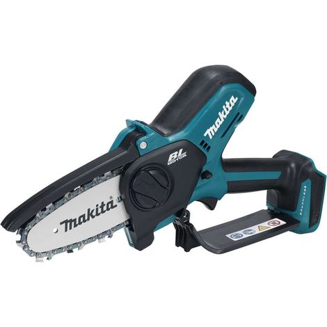 Motosierra de poda a batería Makita 18V DUC101Z01 10cm para corte preciso y eficiente en jardinería y mantenimiento de áreas verdes