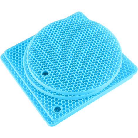 Dessous de plat en silicone de qualité supérieure pour casseroles et poêles chaudes, maniques flexibles et polyvalentes (1/5)