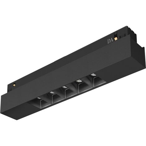 Proyector carril 48V CRETE2 LED SMD 7.50W 750lm CRI90 2700K 50º Negro