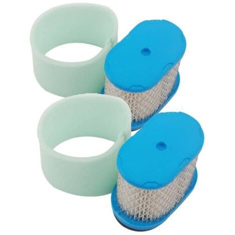 Lot de 2 filtres à air en nid d'abeille pour Briggs Stratton 498596, 690610, 697029 et 5059h. Nettoyant préfiltre neuf. (1/5)