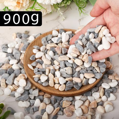 Galets Naturels Décoratifs 900g Gravier pour Vase Aquarium Jardin et Plantes Aquatiques