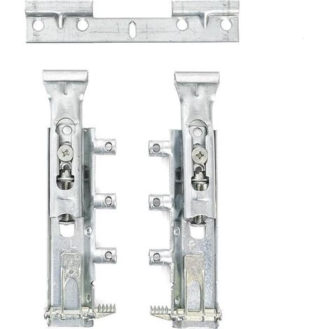 colgador oculto regulable traser6. doble regulación. acero-zamak. zincado. montaje interior. carga 65 kg - indaux (1/6)