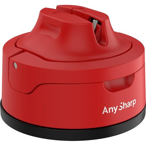 Aiguiseur de Couteaux, Sécurité Mains Libres, Ventouse PowerGrip, Aiguise en Toute Sécurité Tous les Couteaux de Cuisine, Idéal pour l'Acier Trempé (1/5)
