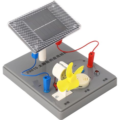 Expérience de production d'énergie, équipement de cellules solaires robuste et durable pour les écoles primaires et secondaires (1/5)