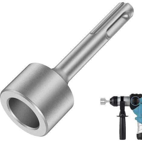 1 Pièce SDS-plus T Post Conducteur de Tige de Terre Convertisseur de Tige de Perceuse à Percussion pour Tiges de Mise à la Terre de Perceuse à Percussion E (1/5)