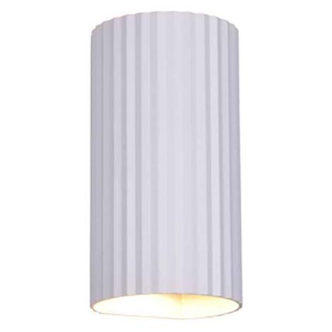 Wandleuchte Wandlampe Schlafzimmerleuchte weiß GU10 2 flammig H 18 cm (1/5)