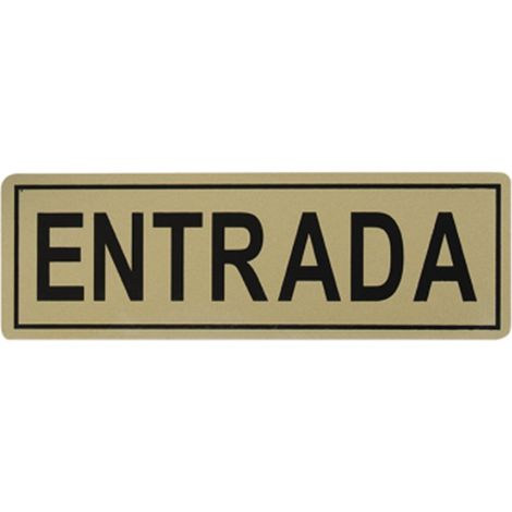 6x18 "Eingang"-Plakette, GIBALTO