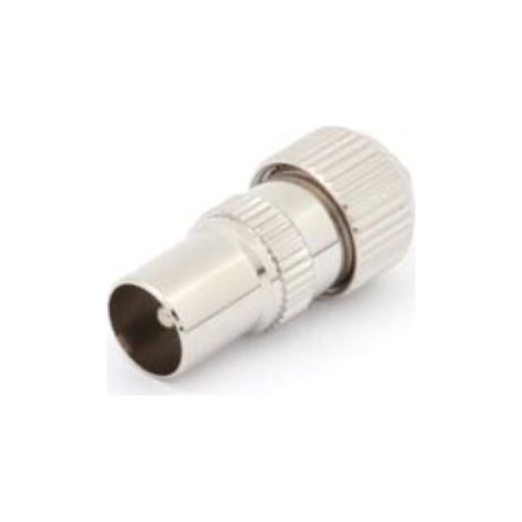 FICHE COAX MALE TV 9.5mm/2.3mm METALLIQUE CV005 RI1033 (1/2)