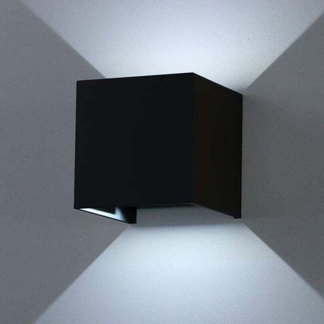 LED 12W Outdoor Wall Light - Cool White Light 6000K Warm White Modern Indoor Wall Light, Waterproof IP65 Lighting, Wall Sconce with Adjustable Beam Angle, Entrance Lamp MUMU (1/4)