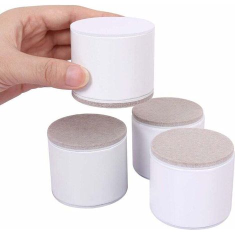 Rehausseur de meuble 4 pièces – Élévation de 50 mm pour nettoyage facile – Acier au carbone – Compatibilité avec canapés et lits mezzanines (1/5)