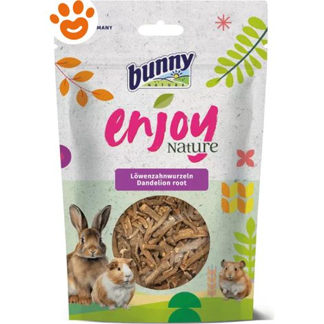 Bunny Nature Display Enjoy per Conigli Nani con Radici di Dente di Leone - Confezione 100 Gr -