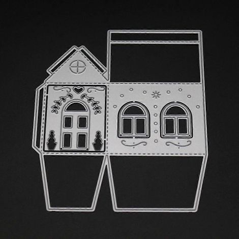Haus-Metall-Stanzformen Schablone DIY Scrapbooking Album Stempel Papierkarte Prägung