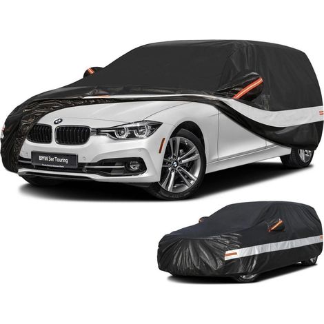 Autoabdeckung 10 Lagen 100% Wasserdicht für BMW 3er Touring G21 F31 E91 (2005-2025) (1/5)