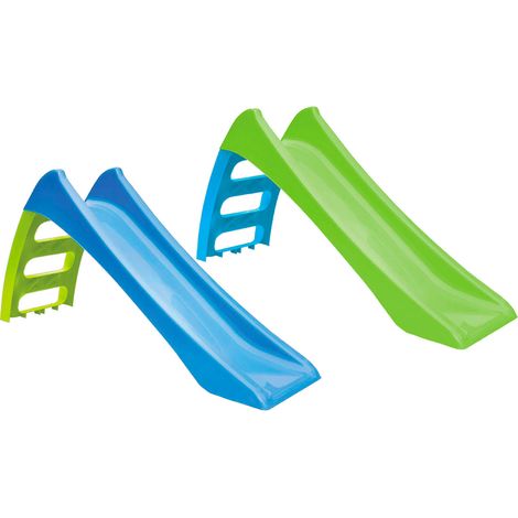 Scivolo 3 Gradini 116x62,5x36 cm in Plastica Azzurro o Verde (1/5)
