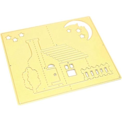 Pochoirs en forme de maison pour scrapbooking, albums photos, cartes papier, gaufrage et loisirs créatifs – Nouveauté