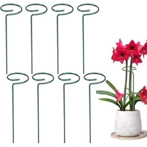 25cm Anti-tip Flower Support - Leaf Protection - For Potted Plants (1/4)