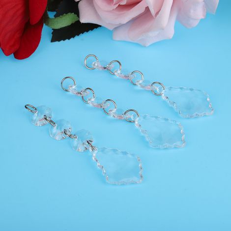Transparente Acrylkugel als Anhänger zum Aufhängen, zur Dekoration, als Schmuckstück, Accessoire (A) (1/5)
