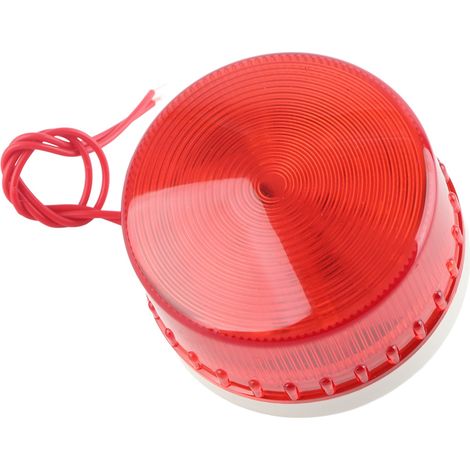 Feu clignotant LED d'avertissement fixe spirale AC220V, dispositif de signalisation stroboscopique mini (1/5)