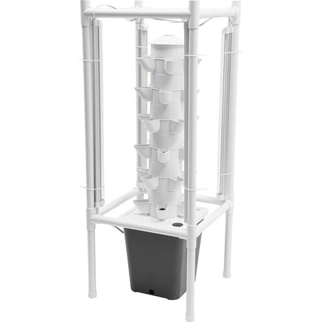 39  39  97cm Kit Culture hydroponique Verticale Germination planteur Vertical élevée Fruits légumes avec Pompe hydratante Fruits et légumes avec Pompe hydratante, Adaptateur