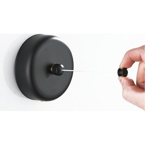 TRIOM Corde à Linge Rétractable, 3m Sechoir Linge Mural pour Interieur Exterieur Balcon, Acier Inoxydable (1/5)