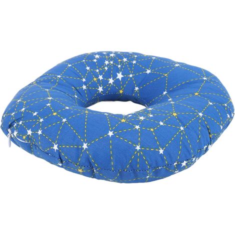 Coussin d'oreille en forme de donut pour les personnes dormant sur le côté. Réduit les frottements. Coton doux et respirant. Protection d'oreille idéale pour les utilisateurs d'écouteurs. (1/5)