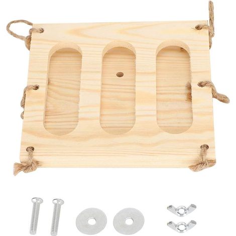 Rabbit Hay Feeder Rack, Folding Wooden Pet Grass Stand Eating Hay Dispenser for Small Animals Chinchillas Guinea Pigs Rabbit[S] Automatic Food Feeders (1/5)