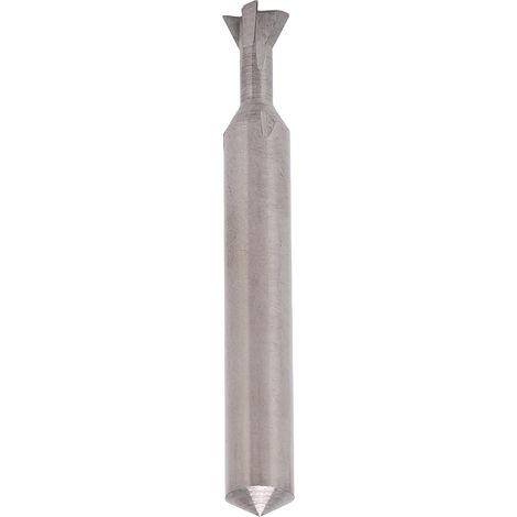 Schwalbenschwanzfräser, Hartmetall, 6 mm Schaftdurchmesser, 4 Schneiden, 50 mm Länge, universeller Schwalbenschwanzfräser, 65° (1/5)
