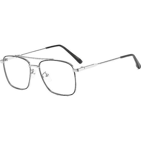 Blaulichtfilterbrille, Retro-Metallrahmenbrille für Damen und Herren, allgemeine Schutzbrille, bequem (1/5)