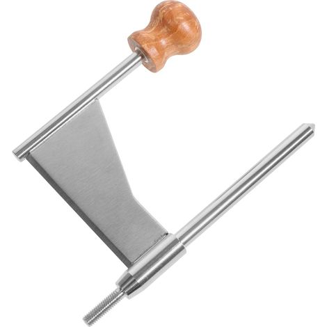1 Coupe-fromage Rotatif, Acier Inoxydable, Bois, Poignée Ergonomique, Pour Fromage Et Chocolat, Cuisine (1/5)