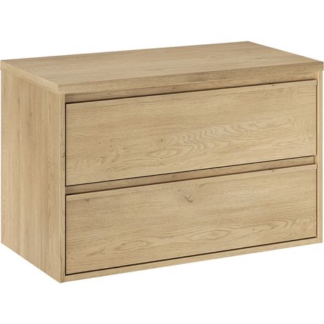 Mueble bajo lavabo 80cm con encimera Edmé Bois (1/4)