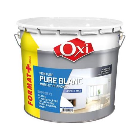 Oxi Tinta Fosca pintura mate blanca 10 litros
