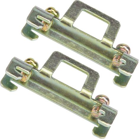 10 clips de fixation pour rail DIN 35 mm (modèle métallique 11) (1/5)