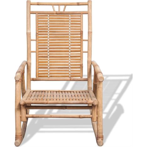 Chaise à bascule en bambou (1/5)