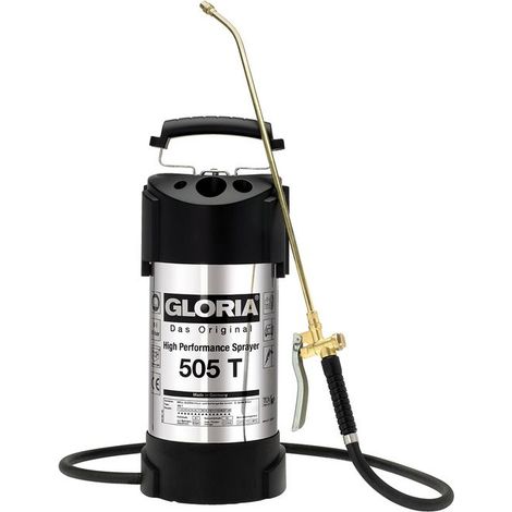 Gloria 505 T pulverizador acero inoxidable 5L plateado (1/4)