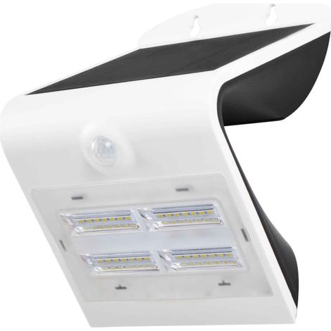 Lampe solaire de sécurité et d'éclairage pour abri de jardin - Blanc (1/5)