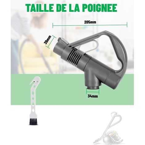 Poignée Rechange Compatible avec Dyson DC29 DC33C DC37 DC52 DC19 DC23 DC26 DC32 DC36 DC48 Piece Détachée Manche pour 917276 01 Poignee (1/5)