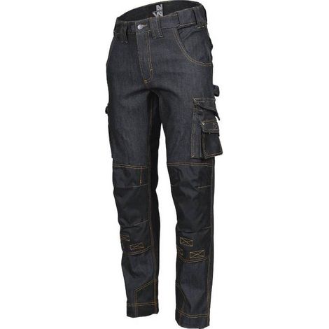 Pantalon de Travail Dornier - Taille 38 - Raw Jean - Résistant et Confortable - D-Work
