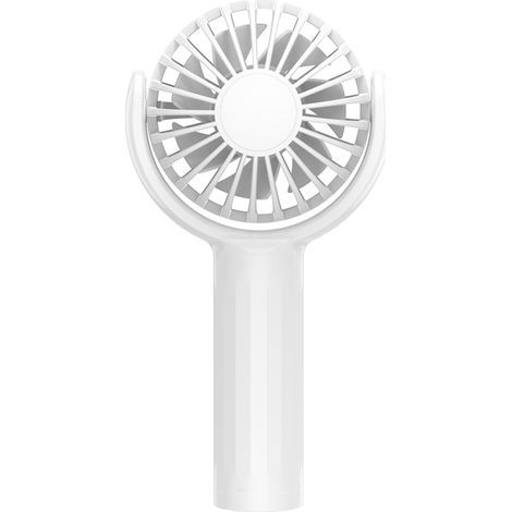 Mini-Handventilator, tragbarer Ventilator, kleiner Taschenventilator, 5 Geschwindigkeiten mit Sockel, wiederaufladbarer USB-Ventilator, tragbarer Ventilator für Reisen, Büro, Zuhause, Outdoor (1/5)